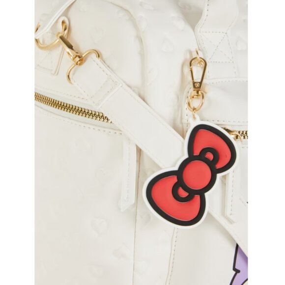 Hello Kitty & Friends Quilted Ivory Weekender Duffel Bag – NWT Travel Overnight - Picture 6 of 6